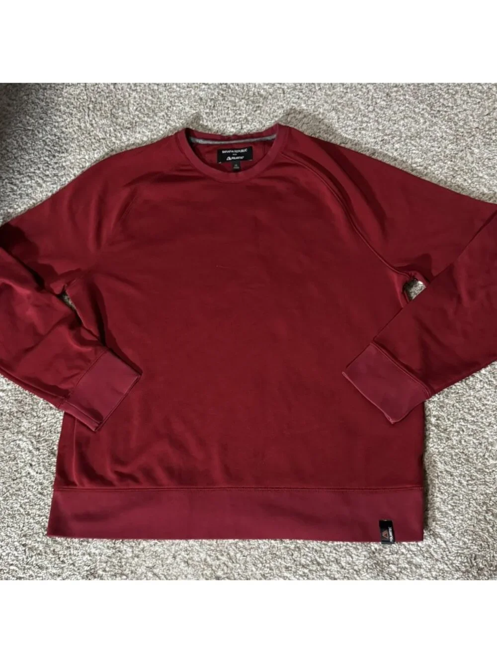 Banana Republic Polartec Sweatshirt Men's XL Red Performance Activewear